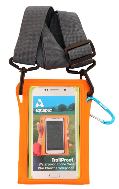 Multifunktions Tasche, Trailproof Phone Case, wasserdicht, small, orange mit Schultergurt grey Multifunktions Tasche, Trailproof Phone Case, wasserdicht, small, orange mit Schultergurt grey