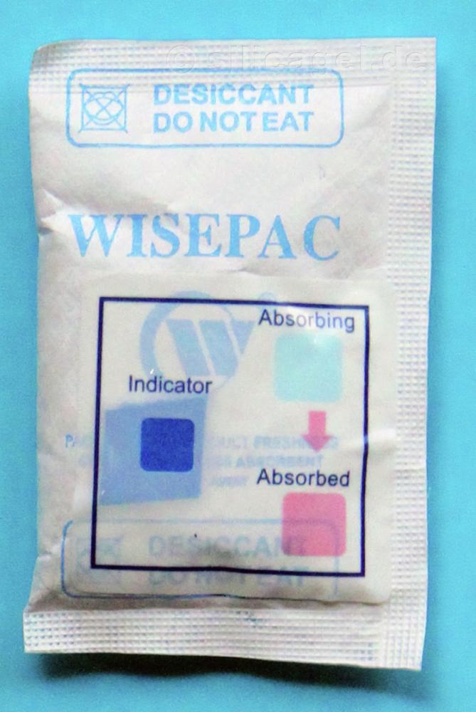 Wisepac™ Trockenmittel MD-2g mit Feuchtigkeitsindikator Wisepac™ Trockenmittel MD-2g mit Feuchtigkeitsindikator