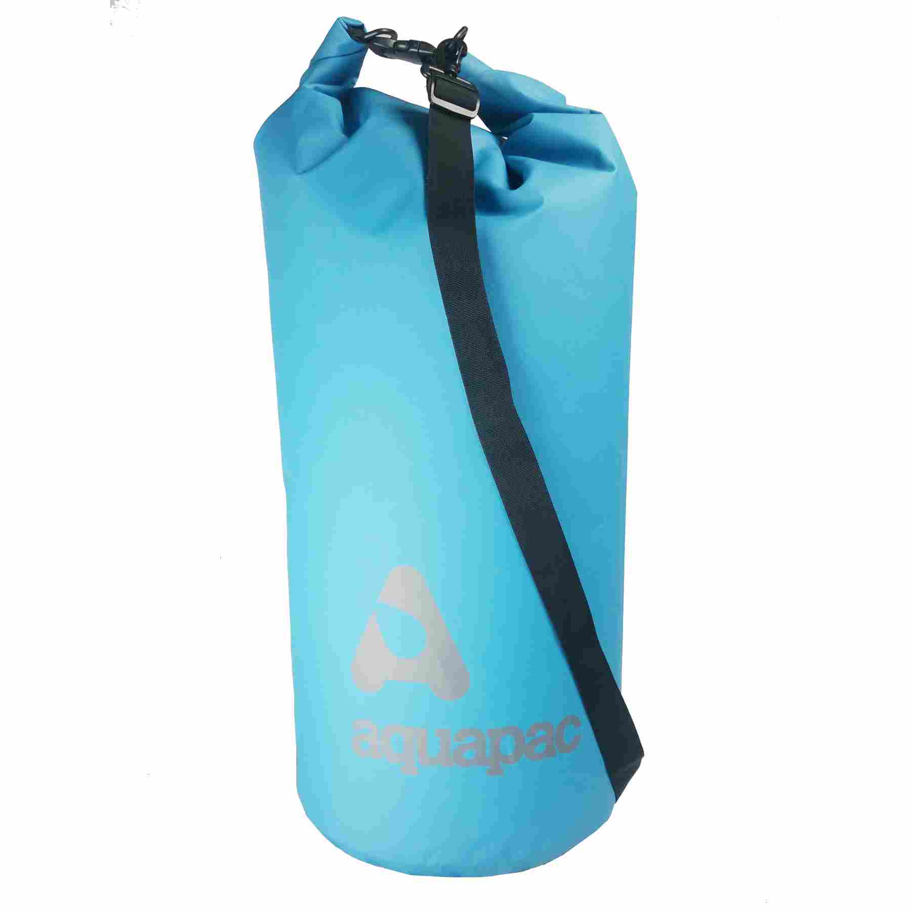 TrailProof™ Drybags & shoulder strap 70 liter cyan blue