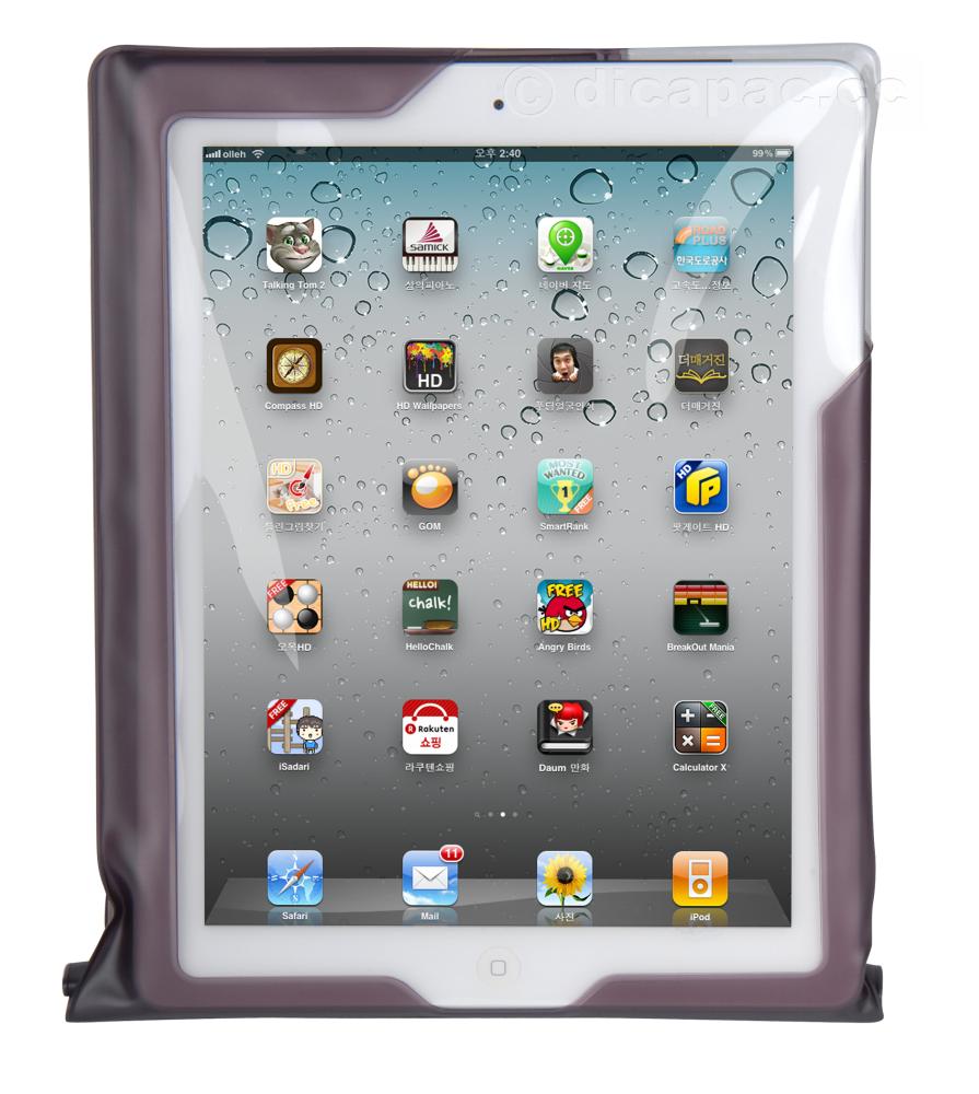 DiCAPac Tablet Tasche wasserdicht für iPad™ schwarz
