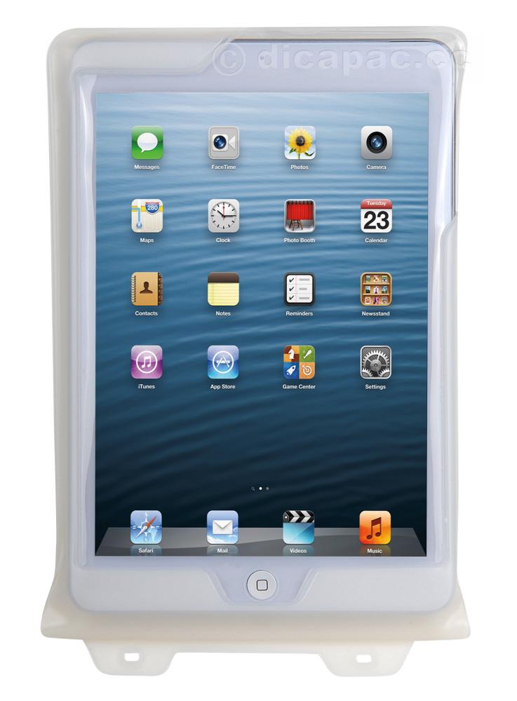 DiCAPac Mini Tablet Tasche wasserdicht für iPad™ weiß