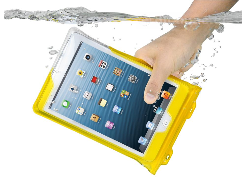 DiCAPac Mini Case waterproof for iPad™ yellow
