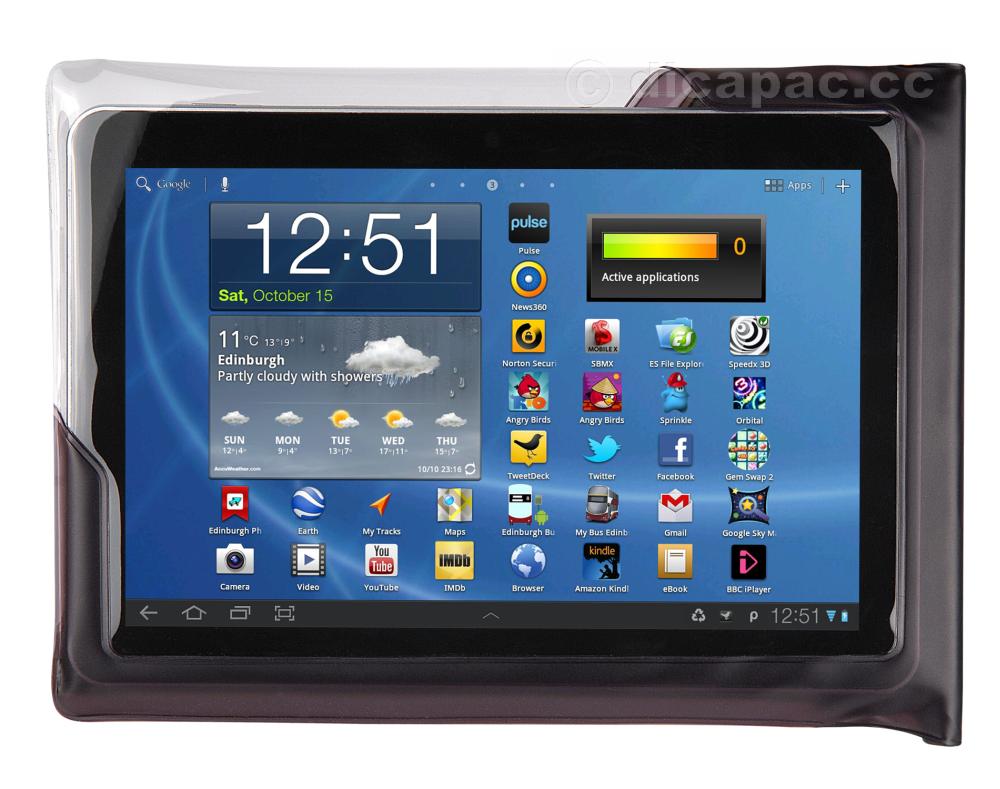 DiCAPac Tablet Case waterproof black