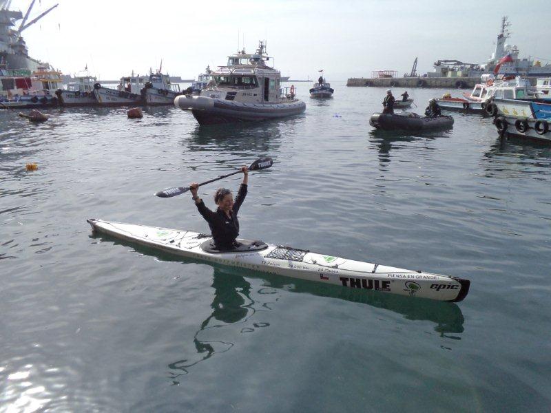 Aquapac Freya Hoffmeister Ankunft Valparaiso